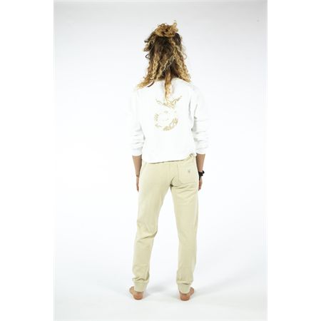 Felpa Balance Coda Coco Brown JUNGLEDonna | DBALANCE170BIANCO