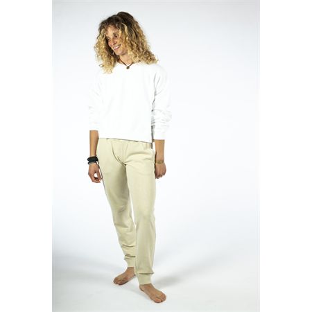 Felpa Balance Coda Coco Brown JUNGLEDonna | DBALANCE170BIANCO