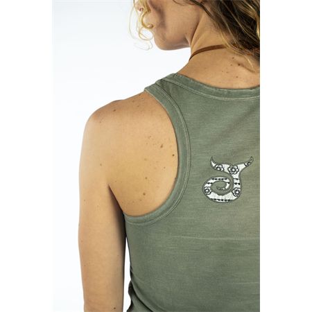 Canotta LU Coda Karma JUNGLEDonna | DLU2VerdeMilitare