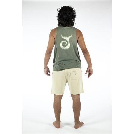 Canotta Fresh Coda Green Wave JUNGLEUomo | UFresh172VerdeMilitare