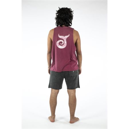 Canotta Fresh Coda Pink Wave JUNGLEUomo | UFreshBURGUNDY