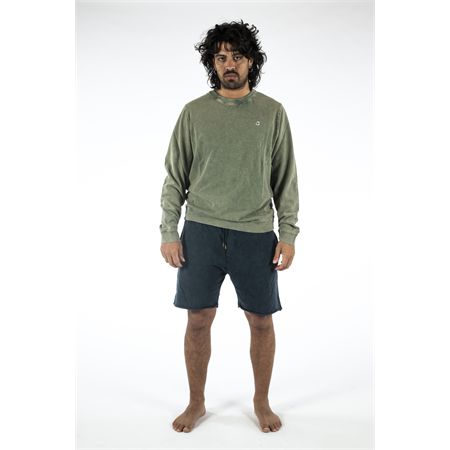 Felpa Brad Coda Green Wave JUNGLEUomo | UJBRAD172VerdeMilitare
